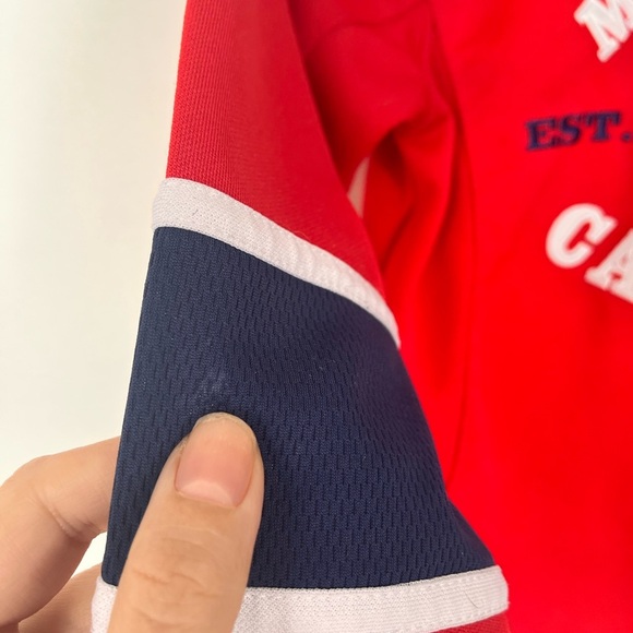 Montreal Canadiens Vintage Kids Red and Blue Shirt - Picture 9 of 9